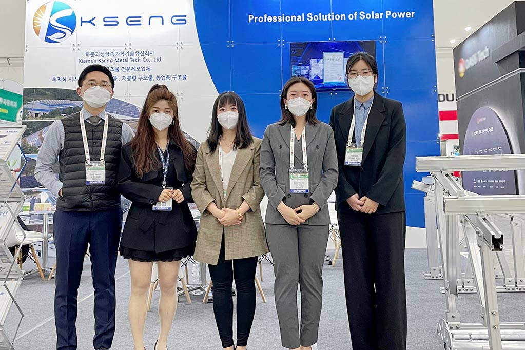 Kseng solar brilhou na Green Energy Expo 2022 em Daegu, Coreia do Sul
