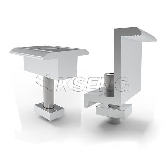 Durable solar end clamps designed to securely fasten panels, ensuring long-lasting stability for your solar system