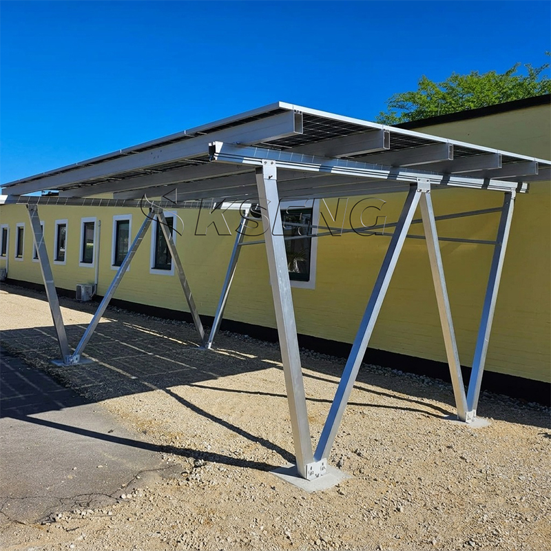 Solar carport mounting solution designed for long-term outdoor performance.