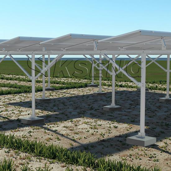 High Strength Steel Solar Farm Structure for Reliable Solar Support