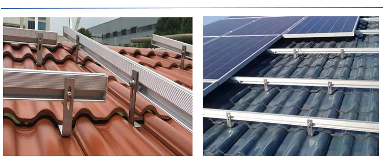 Ganchos de telhado de telha fotovoltaica ajustáveis.jpg