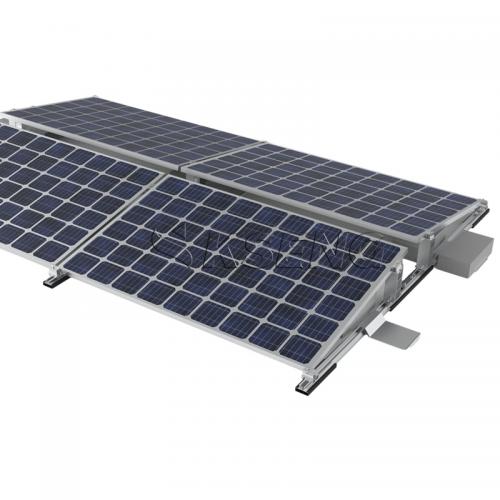 flat roof solar racking