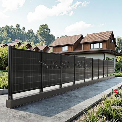 vertical solar fence