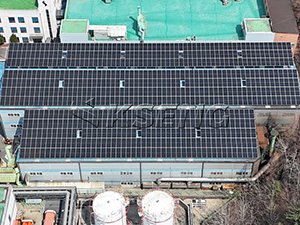 Projeto de montagem de telhado solar de 422,75 kW na Coreia