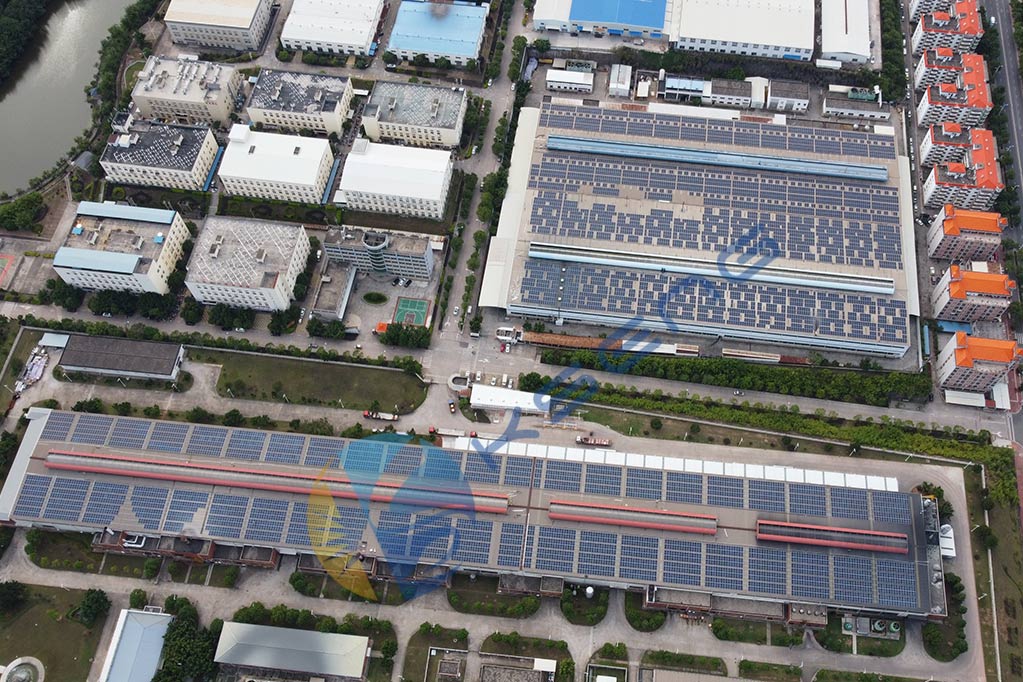 Suporte de montagem fotovoltaica no telhado de 5 MW
