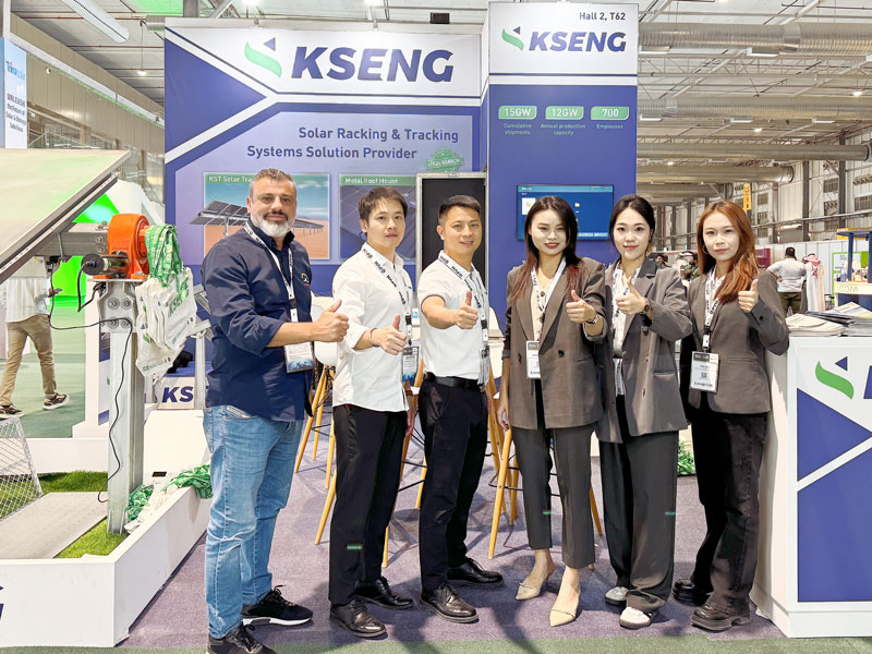 Solar & Storage Live KSA 2024 - Kseng Solar's Full line-up of Solar Racking Solutions Received Great Attention in Saudi Arabia