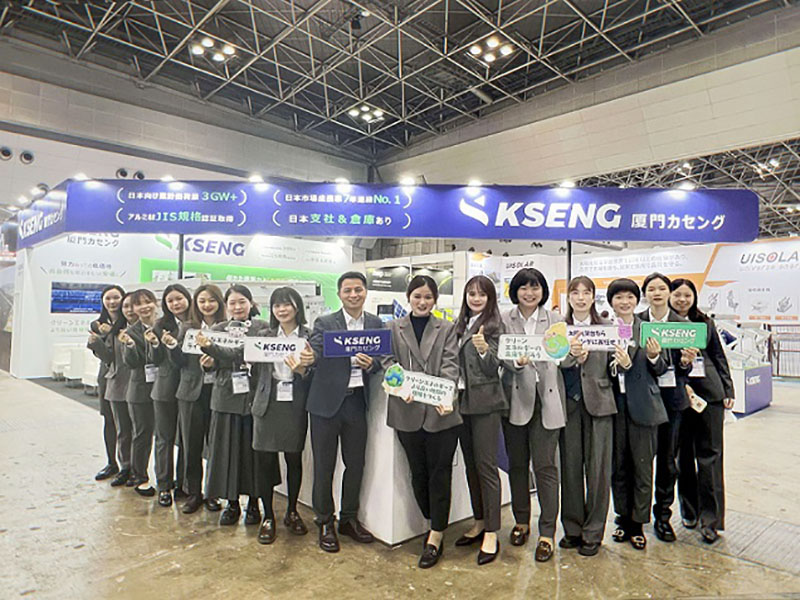 Kseng Solar faz sucesso na PV EXPO TOKYO 2023