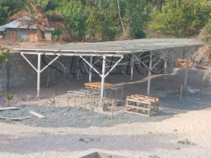 Projeto de sistema de montagem de carport solar de 45KW em Serra Leoa com alta estabilidade e geração de energia limpa