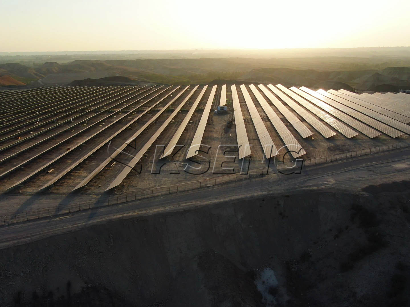 Case Study – Kseng Solar's Zn-Al-Mg Ground Mounting System Powers 18MW Utility Solar Project for a Cement Plant in Uzbekistan