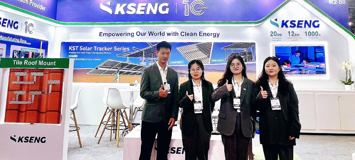 Kseng Solar na Intersolar South America 2025 no Brasil