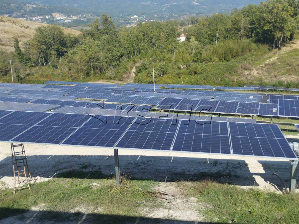 1MW - Solução de Rastreador Solar na Itália