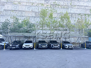 Sistema de montagem de garagem solar de 16 kW na Coreia