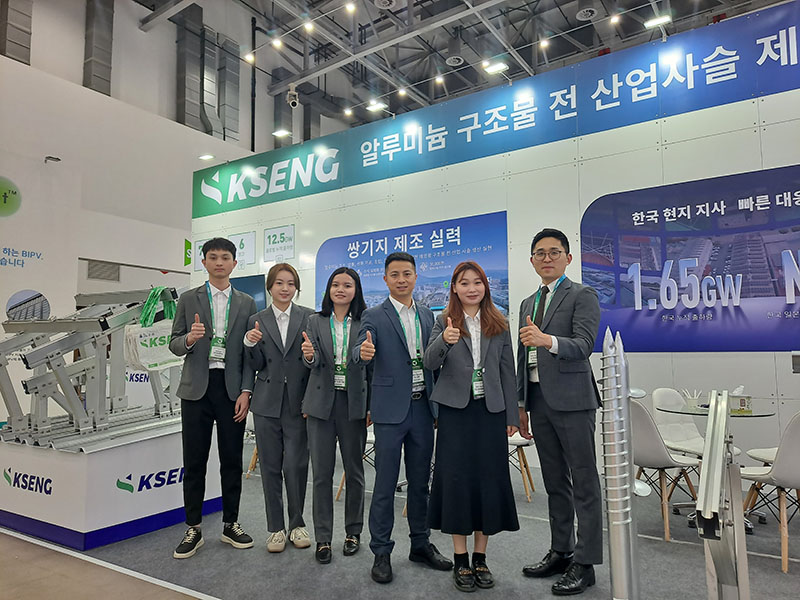 Kseng Solar traz opções versáteis de racks solares para a Coreia na Green Energy Expo 2024