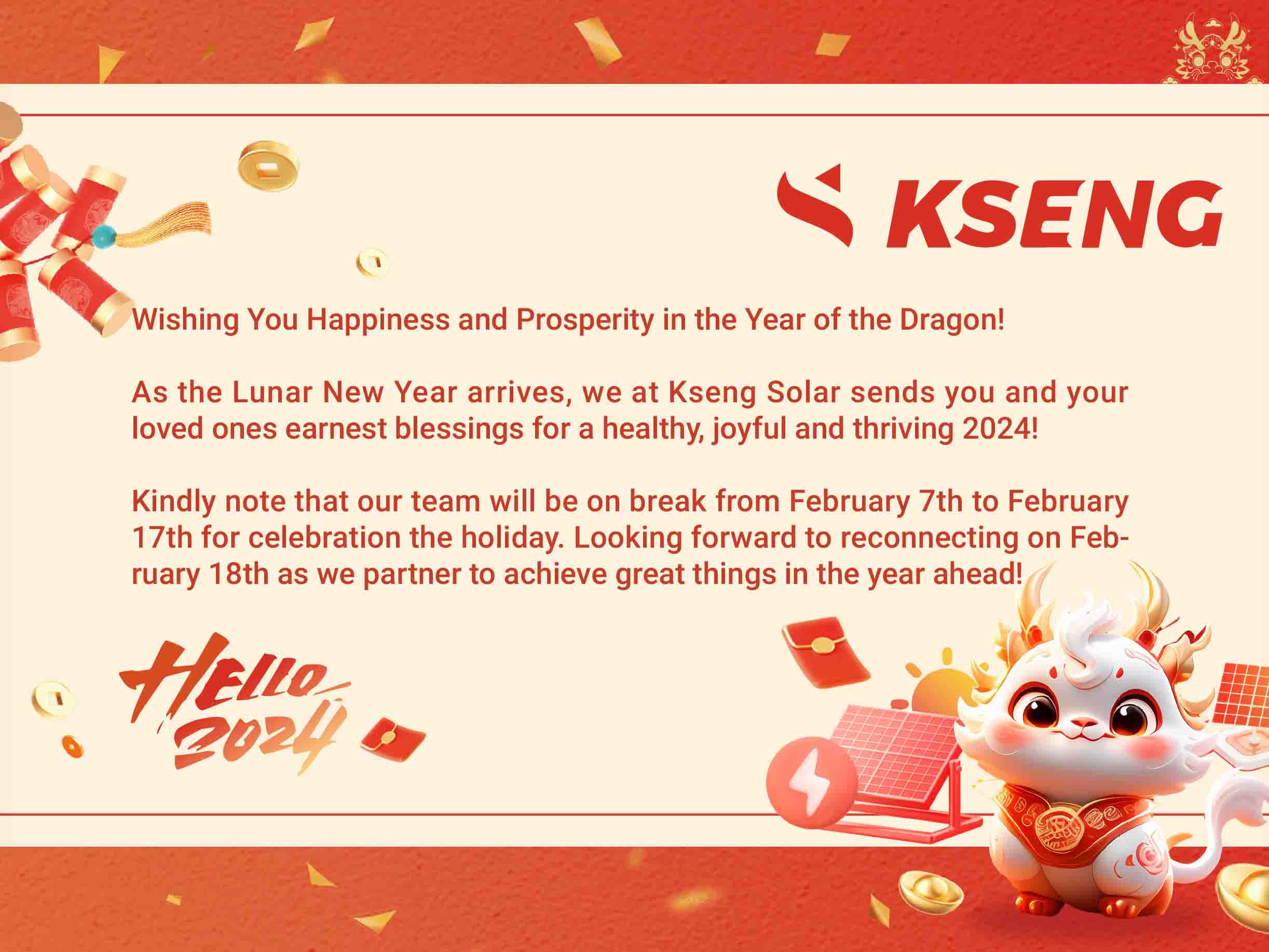 Aviso de feriado do Ano Novo Chinês
        