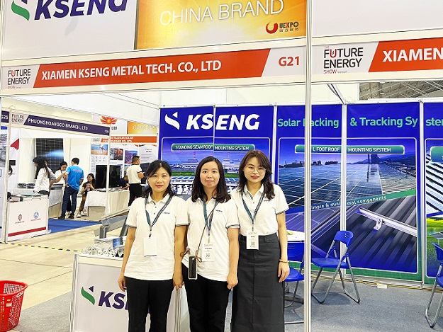 A Kseng Solar apresentou suas mais recentes soluções de painéis solares no The Solar Show Vietnam 2023