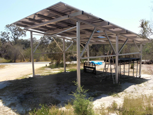Projeto de sistema de montagem de garagem solar 9KW na Austrália